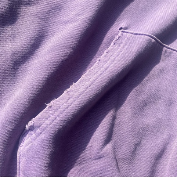 MACHUS  Distressed Hoodie in Amethyst - Picture 3 of 9